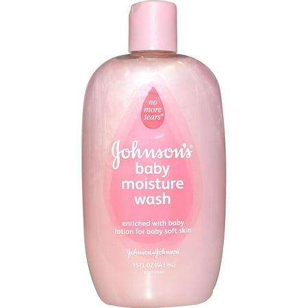 Johnson & Johnson, Baby Moisture Wash, 15 fl oz (443 ml) (2