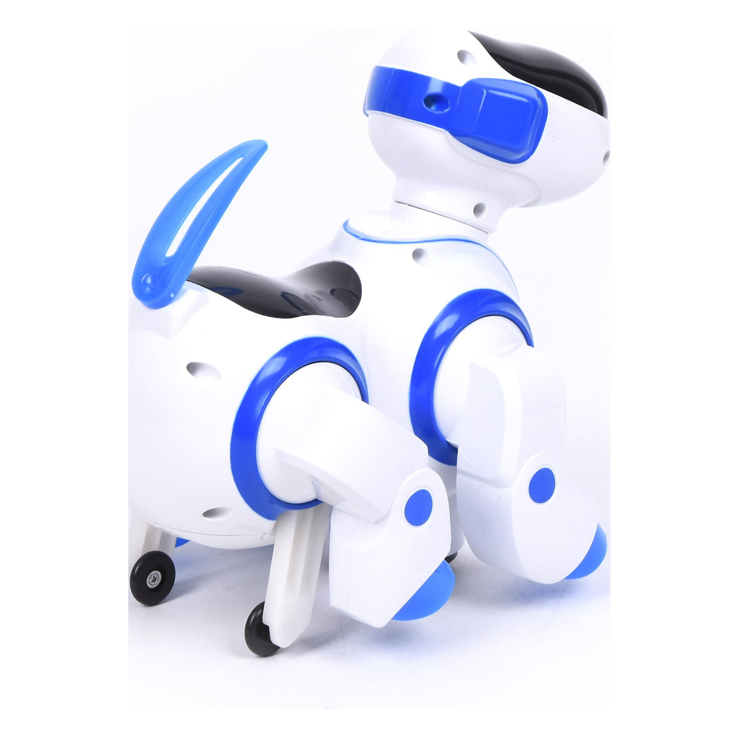 WonderPlay Let's Dance! Dancing Robot Dog With Lights - Blue