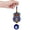 Blue Design 1, variant on Evil Eye Nazar Battu Hanging for Home Entrance Door Good Luck Feng Shui Vastu Decor, Om Evil Eye Protection Charm for Positive Energy Blue OM