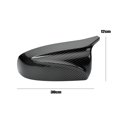 thumbnail image 2 of ALLTIMES M Style Rear View Mirror Cap Cover for BMW X5 X6 E70 E71 2007-2013, Carbon Fiber Look ABS Plastic, 2 of 9
