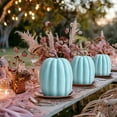 thumbnail image 4 of Foam Craft Pumpkins for Decorating, Realistic Artificial Fall Pumpkin Decor for Thanksgiving Halloween DIY Painting, 4 of 6
