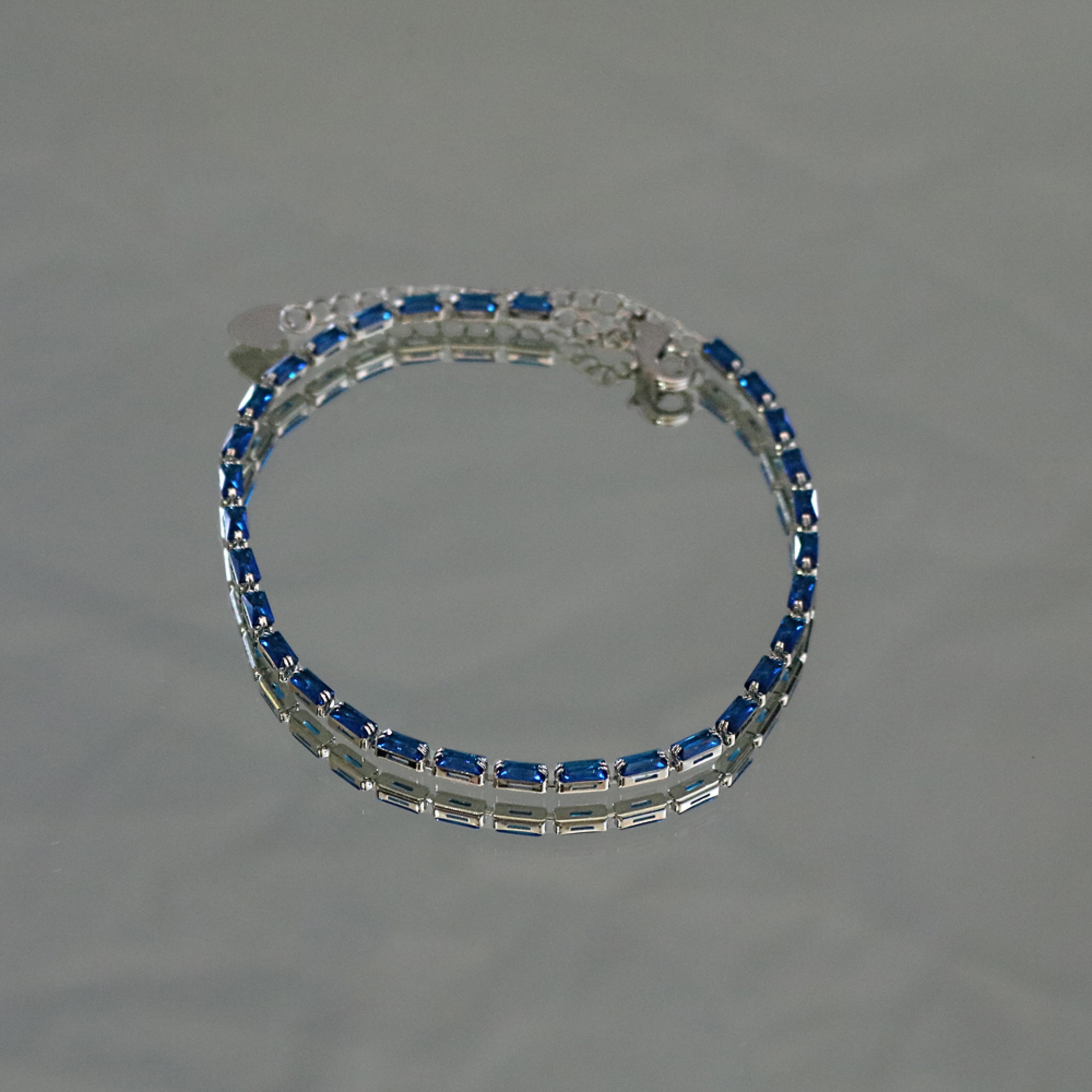 Kaash Customs CZ Fine Anklets for Women Silver Plated in Brass Metal