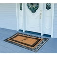 thumbnail image 6 of A1HC Natural Coir Monogrammed Front Door Mat, Non-Slip Heavy Duty Durable Doormat for Indoor Outdoor Entrance - 24" X 36", 6 of 7