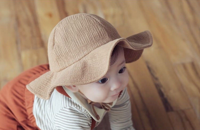newborn baby straw hat