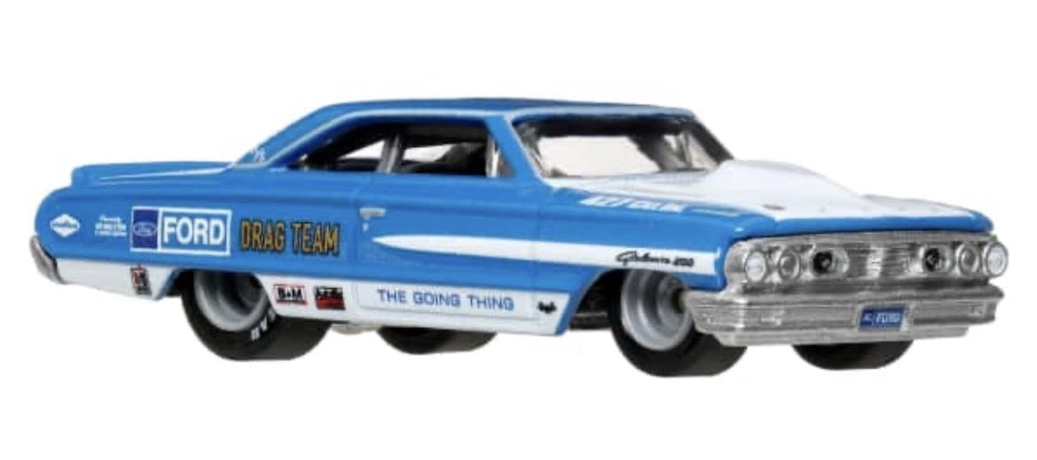 Hot Wheels 1964 Galaxie 500 Custom & 1967 Ford Anglia Racer Car Culture Premium 2 Pack