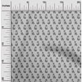 thumbnail image 2 of oneOone Silk Tabby Light Gray Fabric Animal Sewing Material Print Fabric By The Yard 42 Inch Wide, 2 of 5