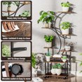 thumbnail image 3 of Plant Stand Indoor with Grow Lights,62" Tall indoor plant stands for multiple plants,8-Tiered plant shelf indoor,Metal Flower Stands for Indoor Plants Living Room,,Garden, Patio, Balcony, 3 of 7