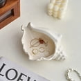 thumbnail image 4 of Dongrere Ceramic Conch Jewelry Desktop Ornament Storage Tray Conch Trinket, 4 of 8