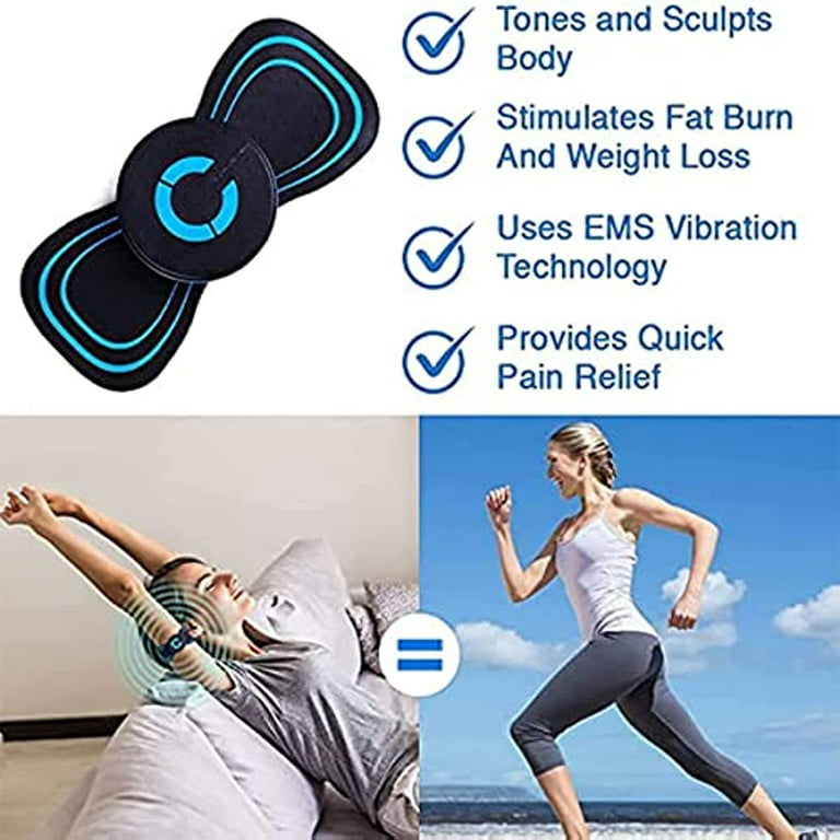 Mini Electric Neck Back Massager Relief Pain EMS Cervical Massage Patch USA