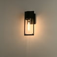 thumbnail image 7 of CHLOE Tyler Transitional 1 Light Textured Black Outdoor Wall Sconce 14" Height, 7 of 7