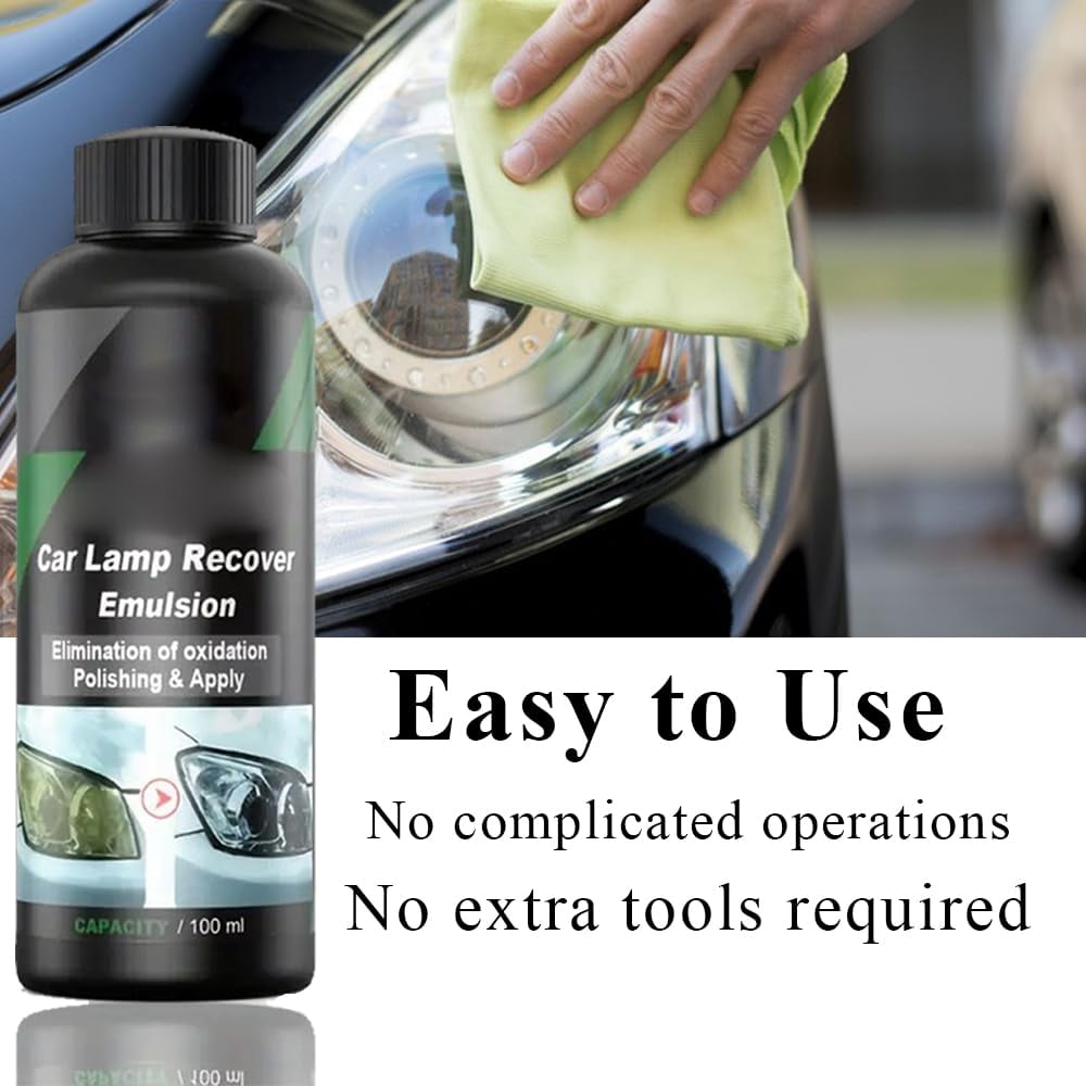 Beamrevive Headlight Cleaner Restoration, Beam Revive Head Light Restoration Spray, Automotive Headlight Restoration for Car,Turn Cloudy Headlight into Instant Clarity & Lasting Protection
