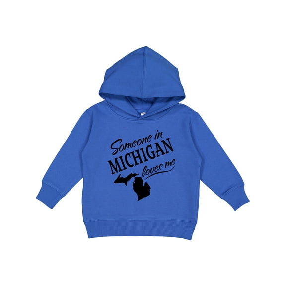 Inktastic Someone in Michigan Loves Me Toddler Hoodie