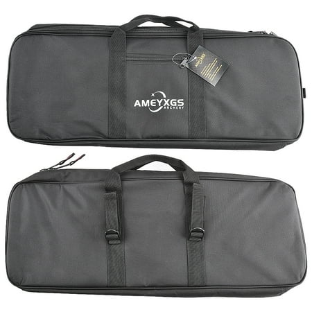 AMEYXGS Archery Recurve Bow Bag Case Takedown Portable Hand Holder Black