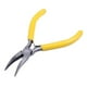 thumbnail image 3 of Jewelry Making Tools Grip Bent Nose Pliers 5 Inch Yellow Flat Jaw For Crafts Hobbyists 1Set, 3 of 4