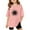 Pink, variant on Gaexia Girls Short Sleeve Shirts Size 6 Casual Summer Tops Basic Layering Tee Relaxed Fit Clothes for Back To School Vacation Casual Summer Tops School Uniform,White
