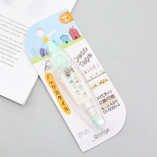 EGNMCR lace Decoration Correction Tape Decorative Tape Pen Cartoon Decorative Tape Pen