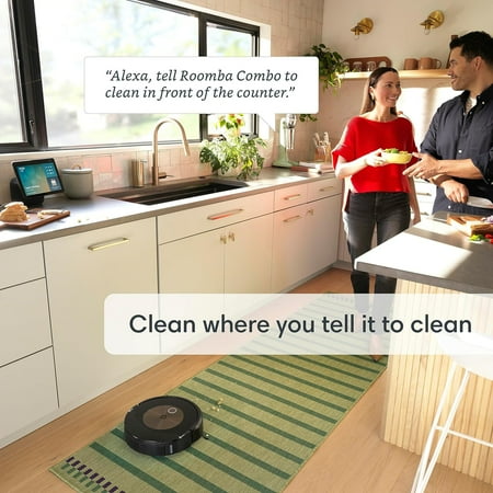iRobot Roomba Combo j9+ Self-Emptying & Auto-Fill Robot Vacuum & Mop - Black