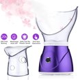 thumbnail image 2 of Hinzonek Facial Steamer, 110V Facial Spa Pores Steam Skin Clean Sauna Beauty Face Mist Thermal Steamer Beauty Instrument (Purple), 2 of 10