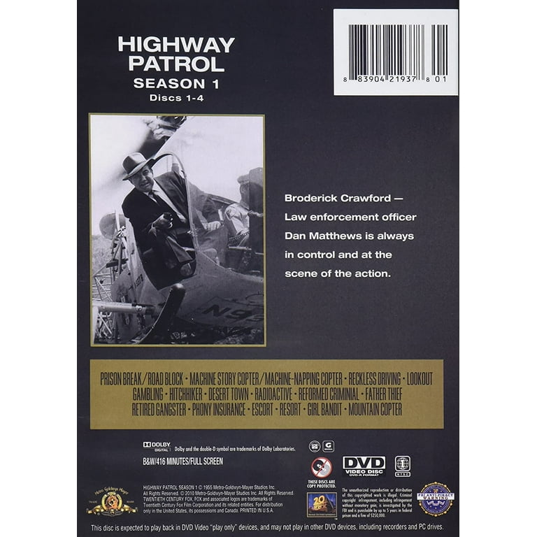 Highway Patrol: Season 1 - Walmart.com