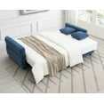 thumbnail image 3 of Modern Fabric Pull-out Sleeper Sofa 80W with Storage, 3 of 9