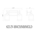 thumbnail image 2 of Z-Lite 2 Light Vanity, 2 of 8