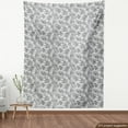 thumbnail image 4 of Ambesonne Flowers Fabric by the Yard Upholstery, Roses Pattern in Greyscale, 1 Yard, Multicolor, 4 of 5
