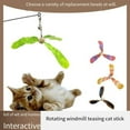 thumbnail image 4 of Baywell Feather Cat Stick Toy Pet Toy Toys Cat Toy Wand Cat Interactive Toys Cat Teaser Cat Wand Teaser Cats Wand Toy Wand, 4 of 4