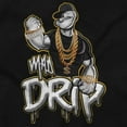 thumbnail image 2 of Cool Urban Popeye Bling Mad Drip Men's Graphic T Shirt Tees Brisco Brands S, 2 of 6