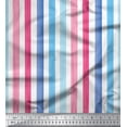 thumbnail image 3 of oneOone Organic Cotton Voile Fabric Stripe Panel Printed Craft Fabric BTY 42 Inch Wide, 3 of 3