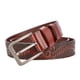 thumbnail image 5 of Minnieouse Cinturón café liso y resistente al desgaste para hombres Impresión de moda PU sin rebabas Cinturones para hombres Cinturones Rojo marrón 105cm, 5 of 6