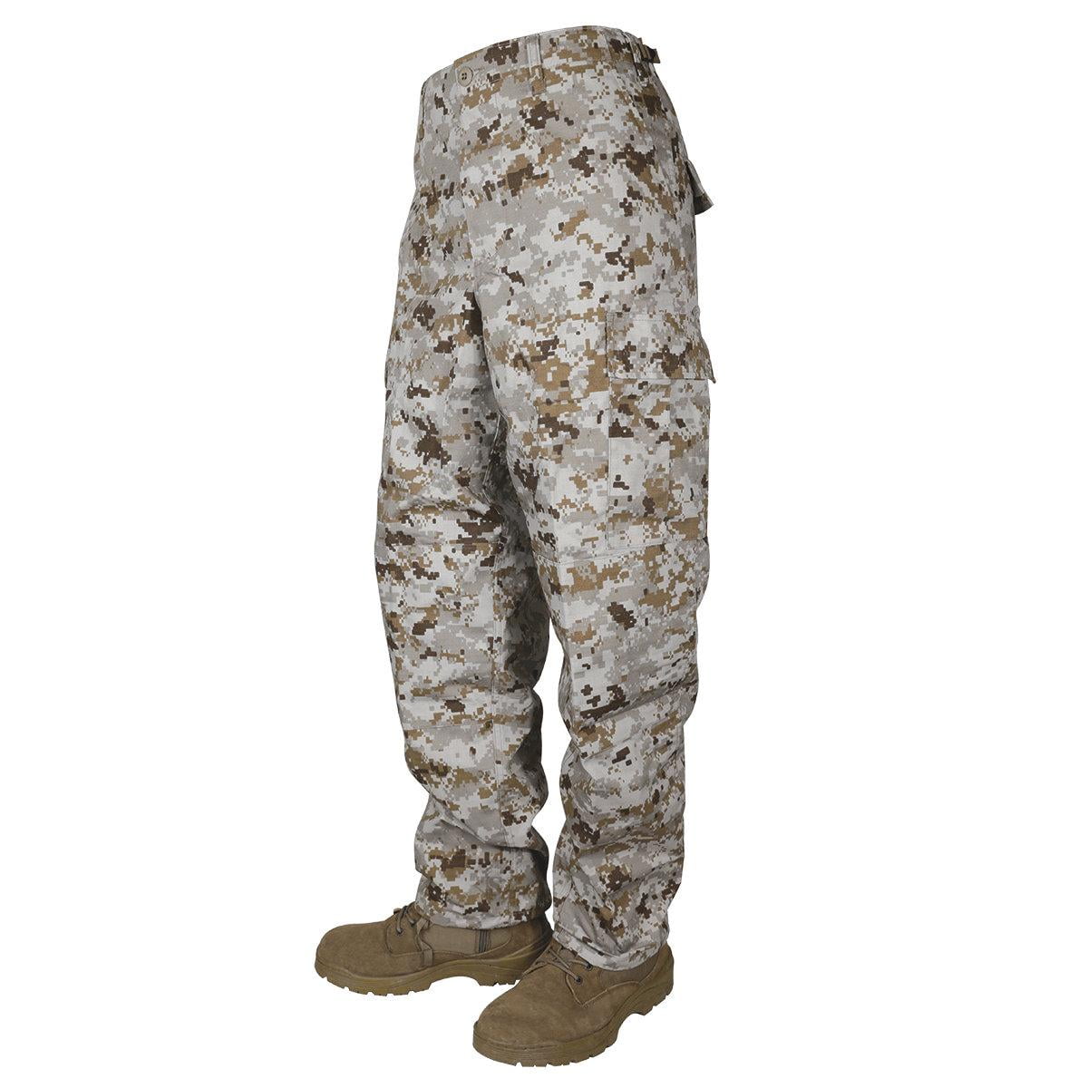 Tru-Spec 1371 Mens Tactical BDU Pants, Desert Digital Camo - Walmart.com