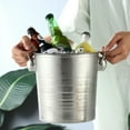 thumbnail image 1 of Seau à Glace Tête de Tigre en Acier Inoxydable Épaissi avec Haute Valeur pour Bars Clubs Ktv Domestiques Seaux à Champagne Seaux à Glace Rouges Tire-Bouchon Lapin Tasses Ouvre-Boue en Acier Inoxydable avec Couvercle Ouvre-Boucles Léopard, 1 of 3