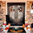 thumbnail image 5 of Yhmxh Fall Welcome Pumpkin Doormat Rug, Halloween Autumn Decorative Low-Profile Floor Rugs Non Slip Welcome Mat with Rubber Backing for Entrance Seasonal Outside Indoor Front Kitchen Decortion, 5 of 7