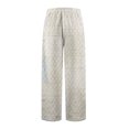 thumbnail image 5 of Halloween Pajama Pants Women with Pumpkin Pattern Long Sleep Pants | Stretch Elastic Waist Wide Leg Loungewear Cozy Spooky-Season Everyday Bottoms Yellow M, 5 of 9