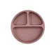 thumbnail image 1 of Platos de silicona antideslizantes para entrenamiento de niños, plato de comedor, vajilla sin BPA (rojo) Ehuebsd sin BPA, 1 of 9