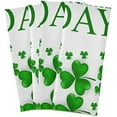thumbnail image 2 of SKYSONIC St Patrick's Day Clover Kitchen Towel Set of 4,Super Soft Absorbent Hand Towel Tea Towel Tableware Cleaning Rag for Kitchen, Home, Hotel, Beach, Bathroom, Gym, 2 of 7