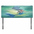 thumbnail image 3 of Underwater Headboard, Mermaid Upper Body of a Woman and the Tail of Fish for Swimming Marine Life, Upholstered Decorative Metal Bed Headboard with Memory Foam, Full Size, Teal Pale Blue, by Ambesonne, 3 of 4