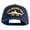 Navy, variant on USS Mauna Kea AE 22 Patched Solid Cotton Twill 5 Panel Mesh Back Cap - Navy OSFM
