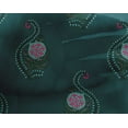 thumbnail image 4 of oneOone Georgette Viscose Fabric Leaves & Floral Block Printed Craft Fabric BTY 42 Inch Wide, 4 of 4