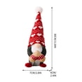 thumbnail image 3 of Fiudx Muñeca de Bosque para San Valentín, Adorable Sombrero de Corazón con Lentejuelas, Rojo y Colores Variados, Material Suave, Regalo Cálido, Ideal para Parejas, Cumpleaños y Aniversarios. 1 Juego, 3 of 7