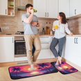 thumbnail image 2 of Coolnut Beach Sunset 2 Pieces Kitchen Rugs and Mats Sets,Non Slip Absorbent Floor Mat for Kitchen, Floor Home, Office, Sink, Laundry Home Decor, 2 of 7
