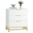 thumbnail image 1 of Cómoda de 3 Cajones para Recámara - Mueble Moderno con Almacenamiento, Blanco, 1 of 7