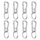 thumbnail image 1 of OULII 8Ud Llavero Clip De Metal Con Gancho Resistente Para Organizar Llaves Y, 1 of 8