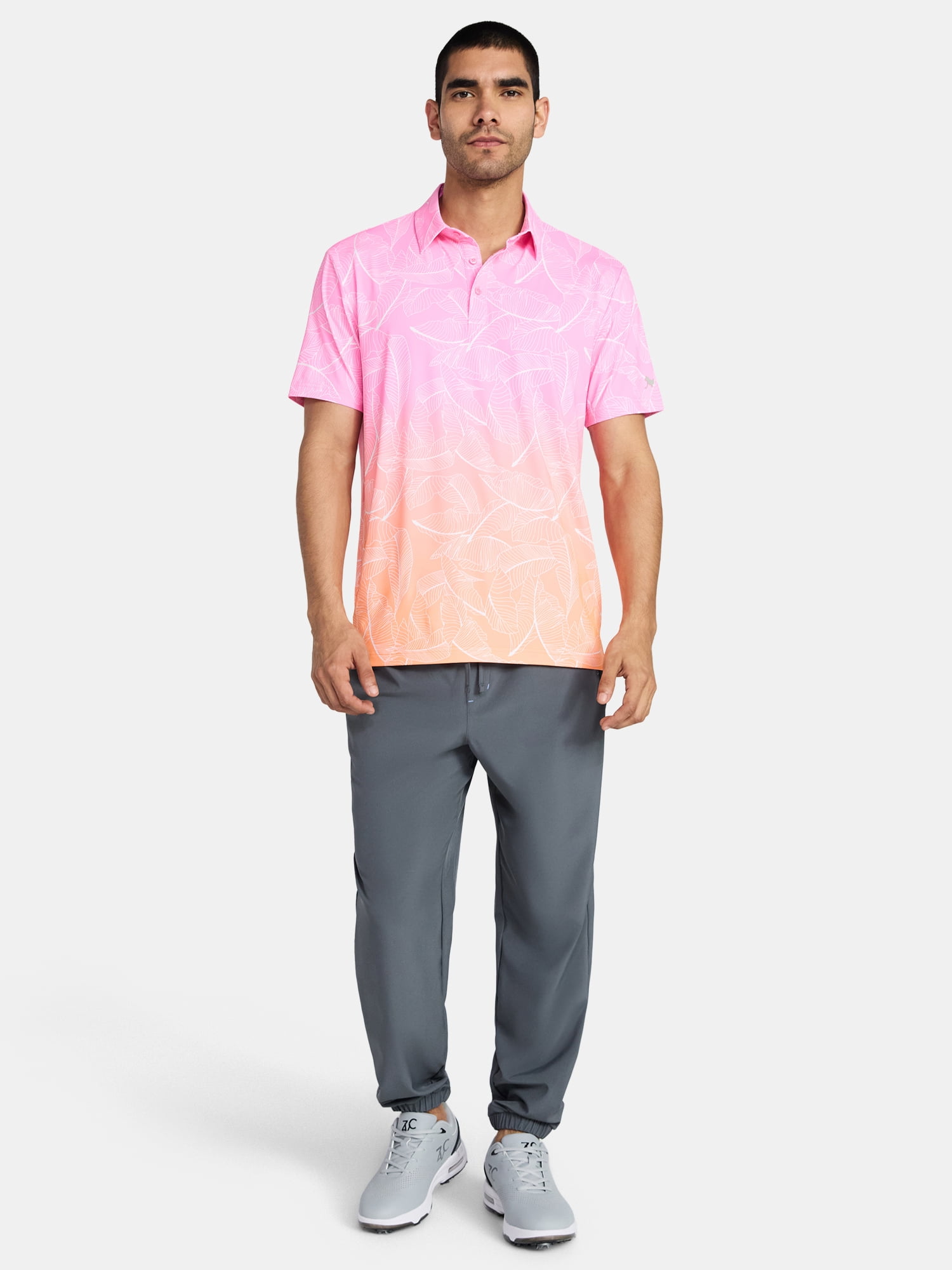 Birdie Bound Men's & Big Men's Novelty Print Golf Polo, Sizes S-5XL