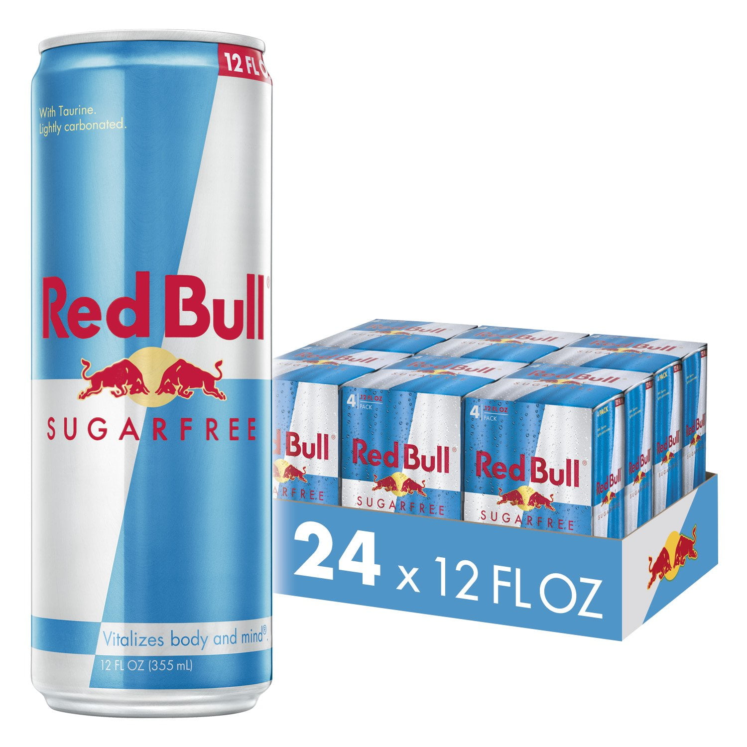 Red Bull Energy Drink Sugar Free 12 Fl Oz 24 Pack - Walmartcom