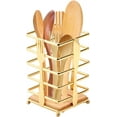 thumbnail image 3 of Utensil Holder, Kitchen Utensil Holder, Square Kitchen Utensil Stand, Black, 3 of 5