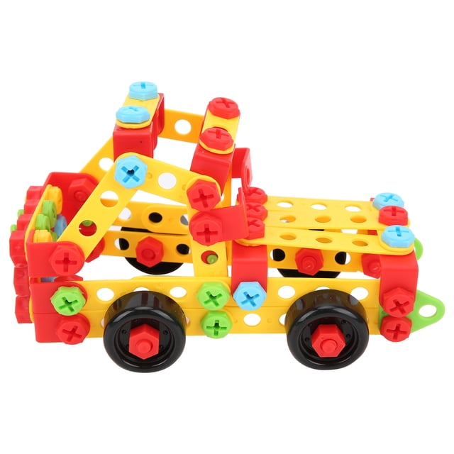 Juego de construcción de tornillos, taladro eléctrico para niños, tornillo, taladro eléctrico, juguetes de tornillo, tuerca de tornillo, juguete de rompecabezas de alta capacidad
