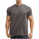 thumbnail image 2 of pstuiky Camisa de manga corta para hombre, Blusas casuales de verano para hombre, de manga corta, color liso, con cuello redondo y para fitness camisetas de hombre l, 2 of 5