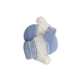 thumbnail image 5 of grinderPUNCH  Toddler Baby Blue/White Winter Mittens Gloves for Boys and Girls, Age 0-6 Months, 5 of 5