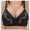 Black bras, variant on pimelu Bras for Women T-Shirt Bras for Women Underwire Lightly Lined Push Up Bra Elder Comfort Breathable Lace Lace Full Coverage T-shirt Bra Push Up Bra
